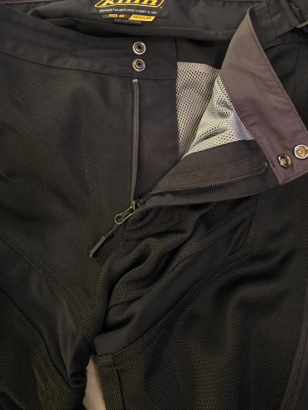 Mens Black Motorcycle Riding Pants - Picture 4 of 8